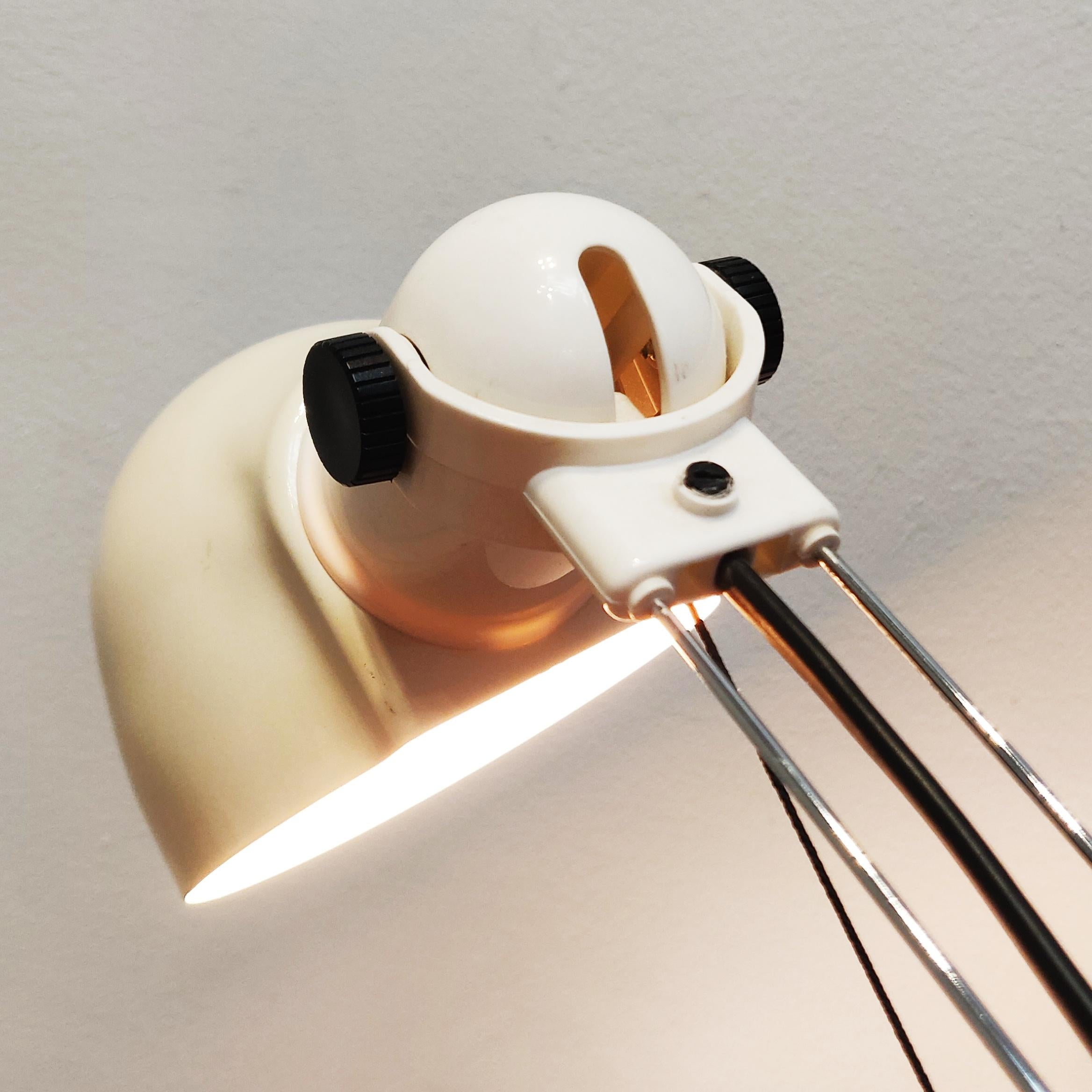 Lampe de bureau en fil métallique flexible, années 1970 en vente 7