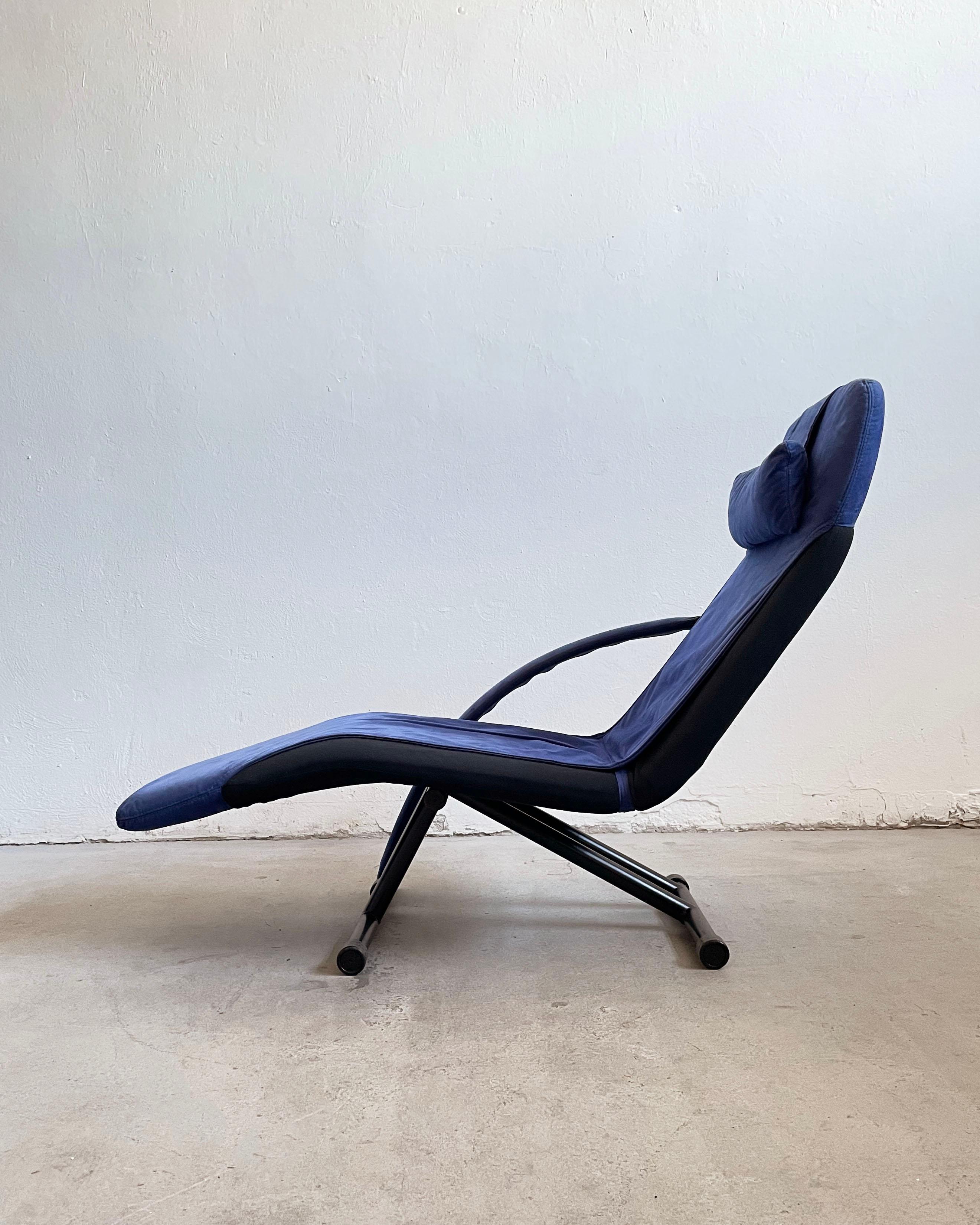 Postmoderne Chaise longue Flexa d'Adriano Piazzesi pour Arketipo, 1987 en vente
