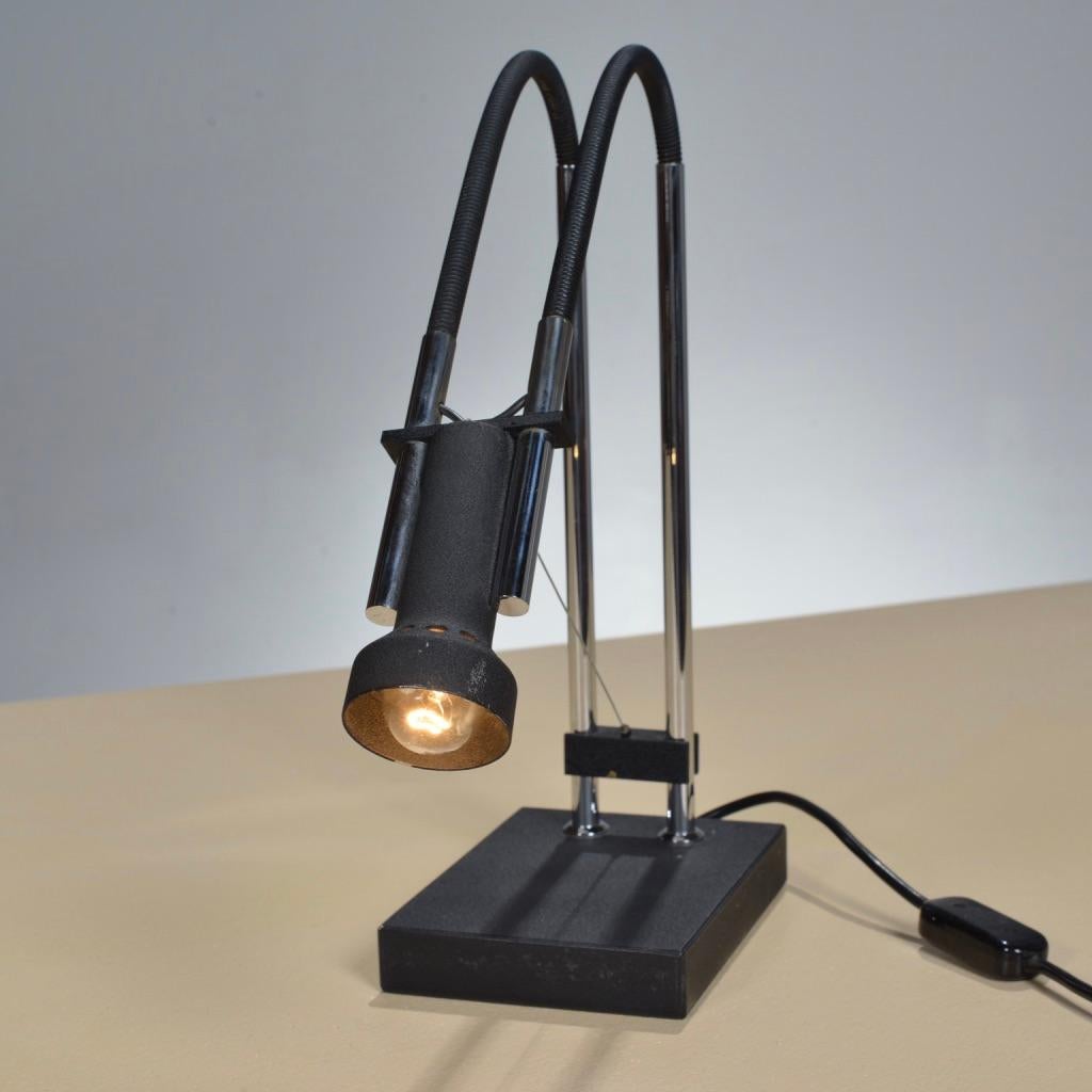 Flexa Table Lamp by Angelo Lelli for Arredoluce, Italy For Sale 4