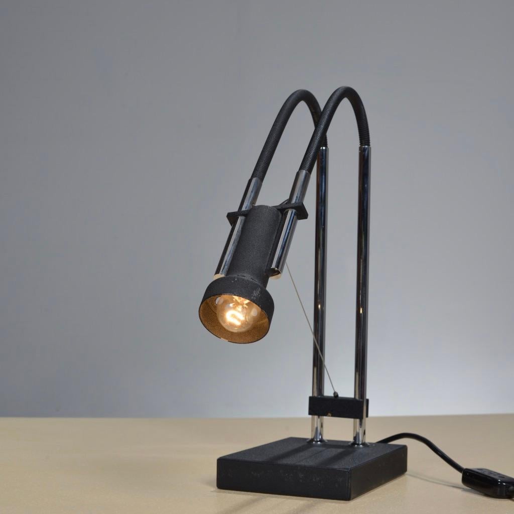 Mid-Century Modern Lampe de bureau Flexa d'Angelo Lelli pour Arredoluce, Italie en vente