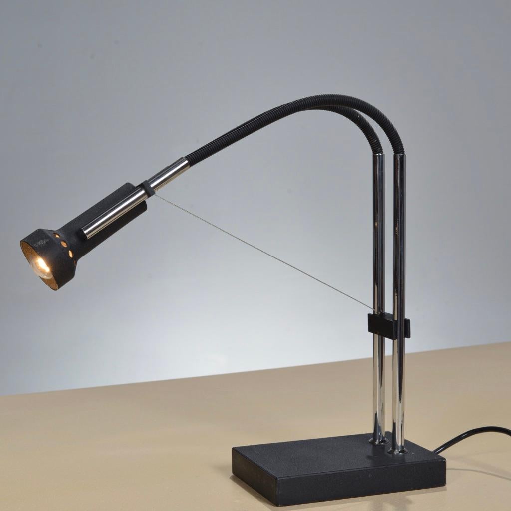 Mid-Century Modern Flexa Table Lamp by Angelo Lelli for Arredoluce, Italy For Sale