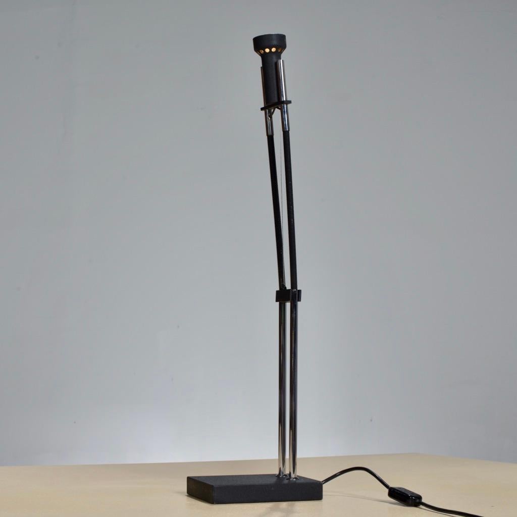 Flexa Table Lamp by Angelo Lelli for Arredoluce, Italy In Good Condition For Sale In Los Angeles, CA