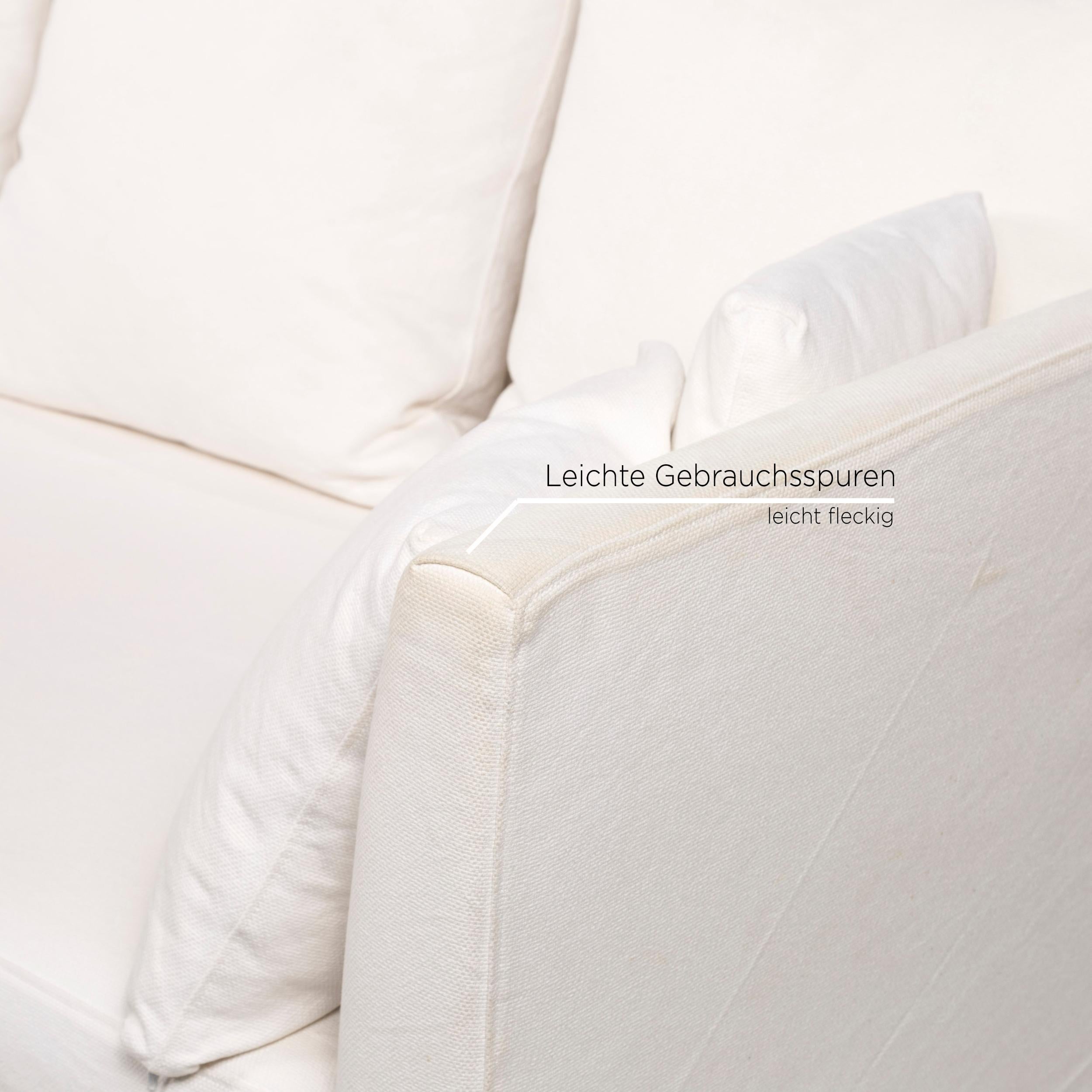 cream fabric corner sofa