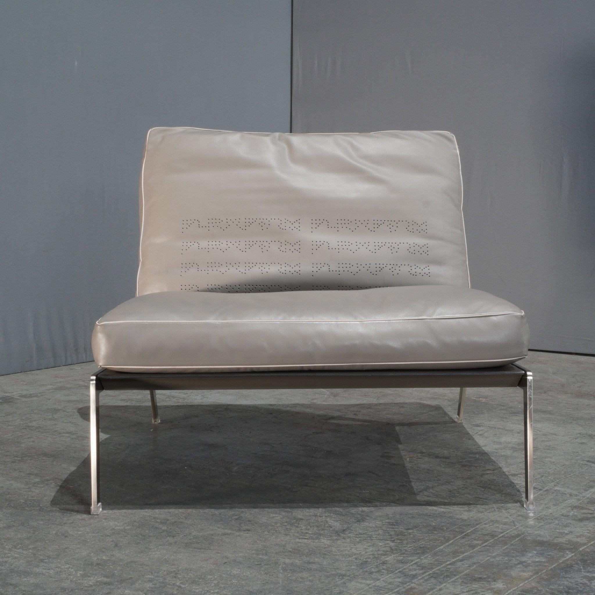 italien Fauteuil et pouf Flexform Happy par Antonio Citterio en vente