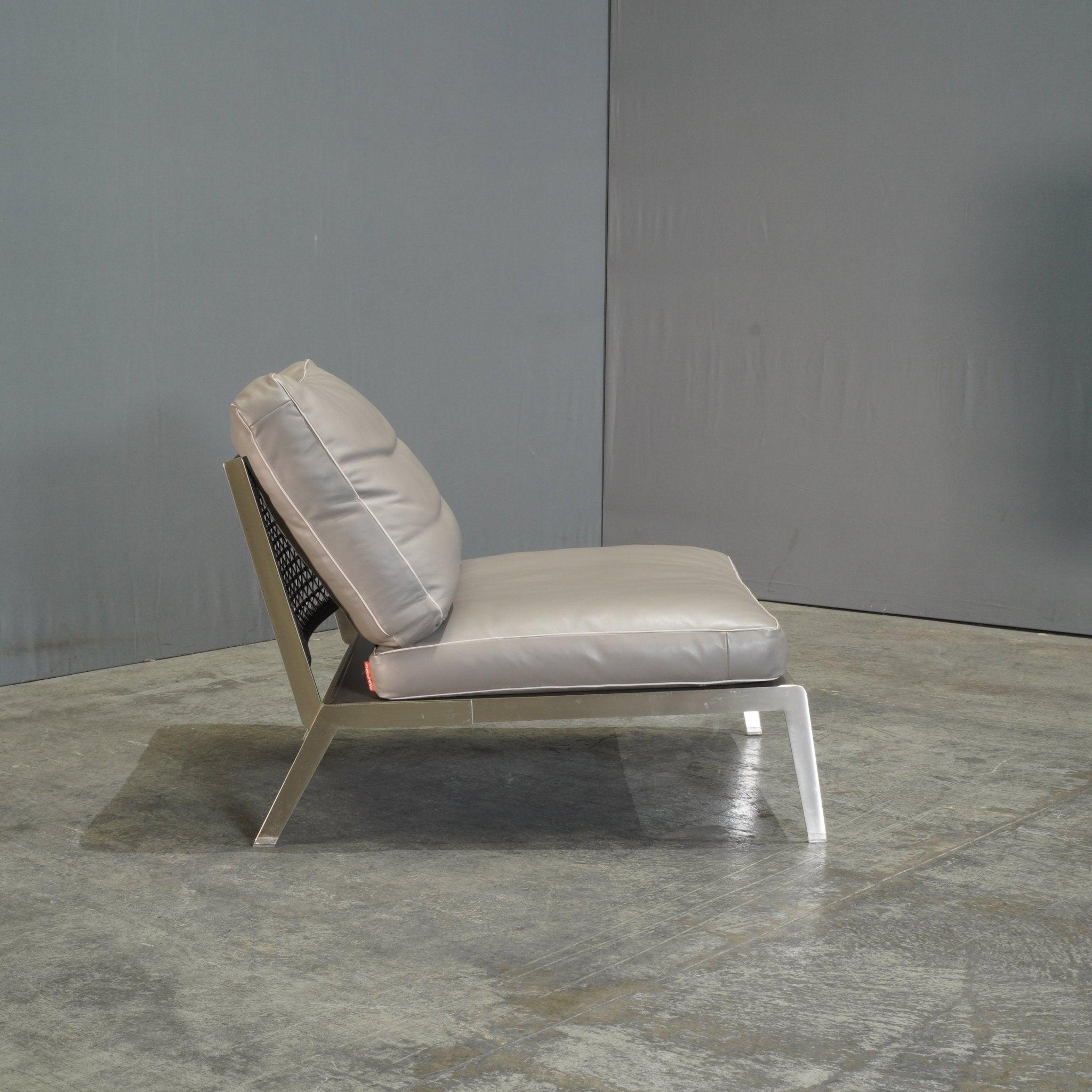 Métal Fauteuil et pouf Flexform Happy par Antonio Citterio en vente