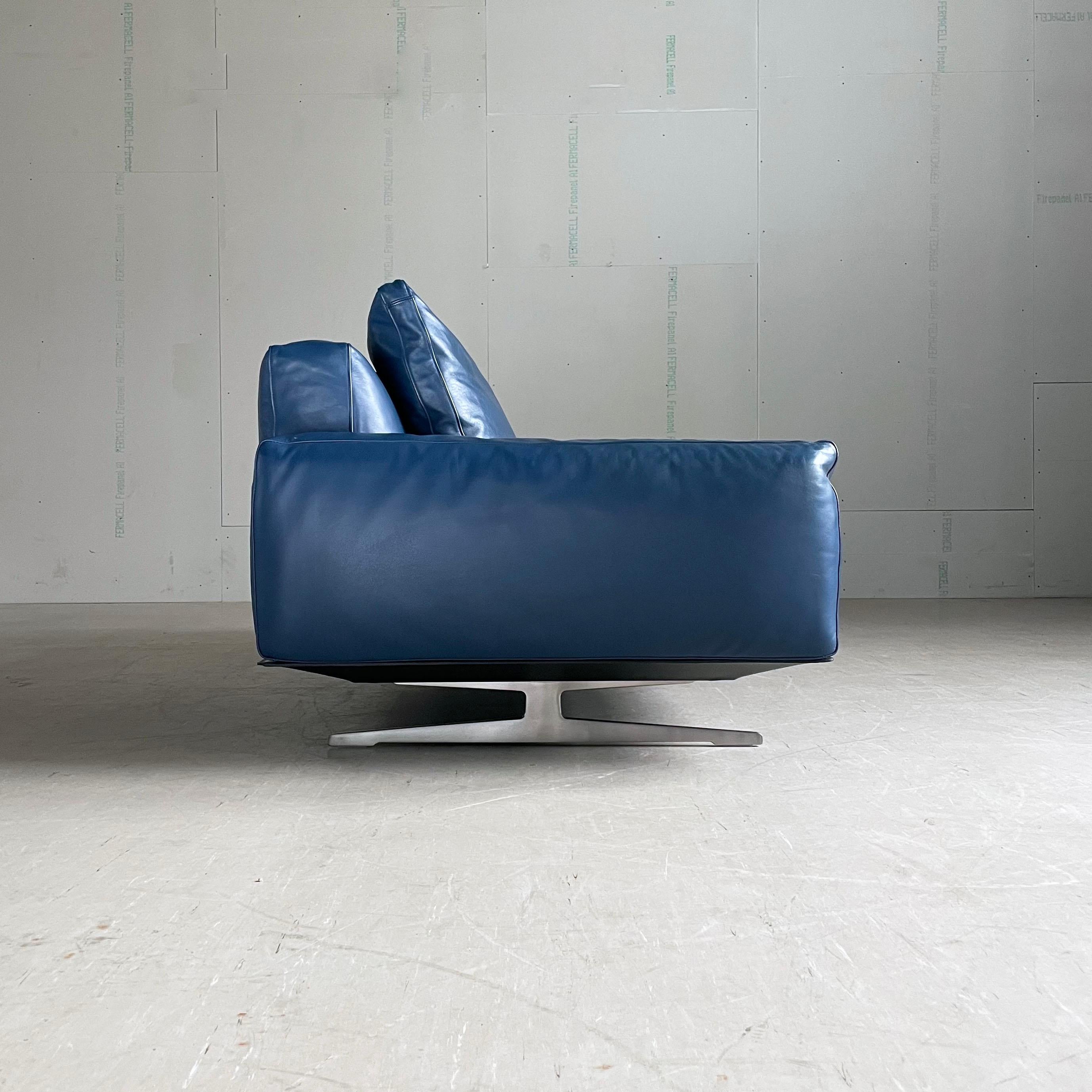 Sofa Flexform Soft Dream 2 Seater en cuir conçu par Antonio Citterio en vente 5
