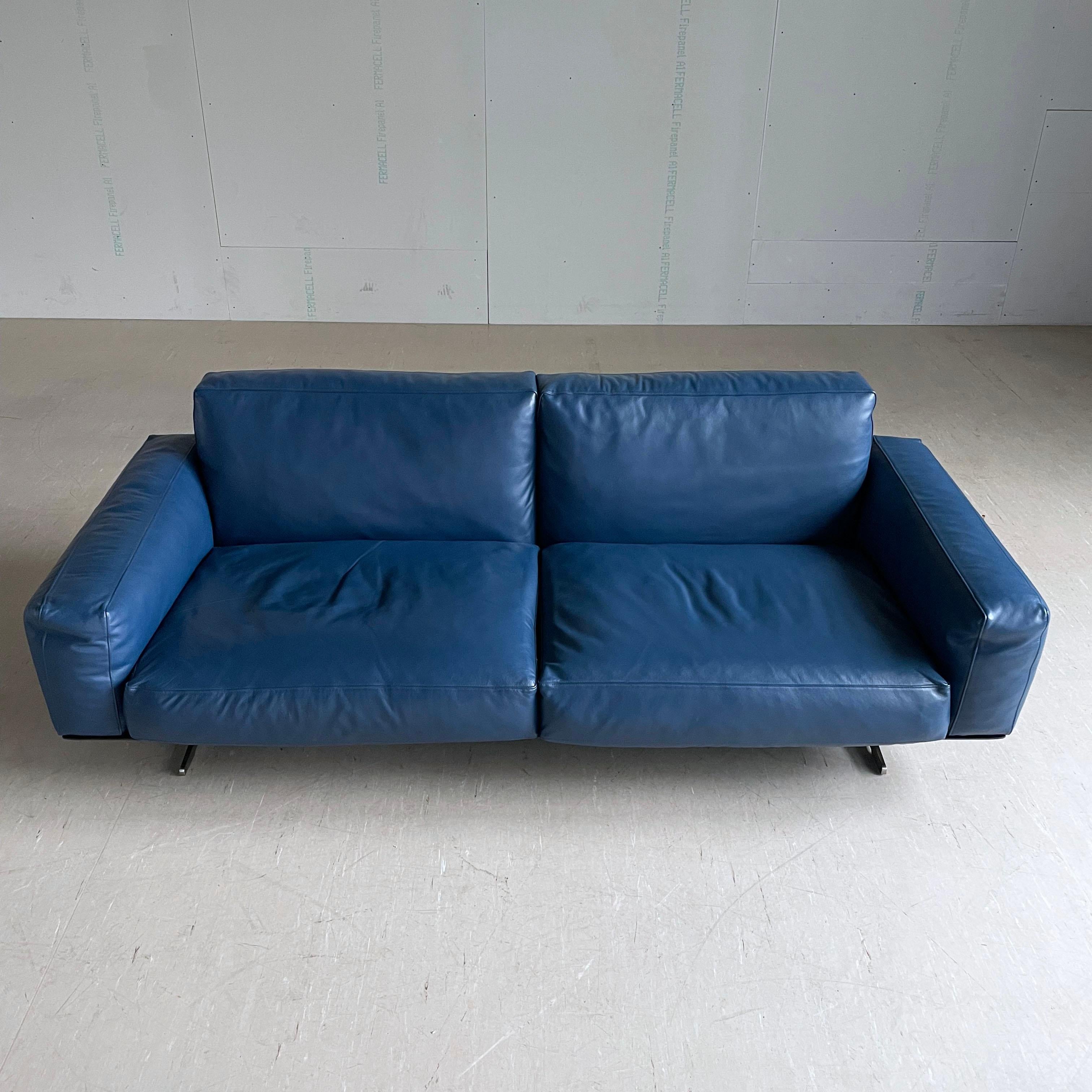 Sofa Flexform Soft Dream 2 Seater en cuir conçu par Antonio Citterio Excellent état - En vente à Bern, CH