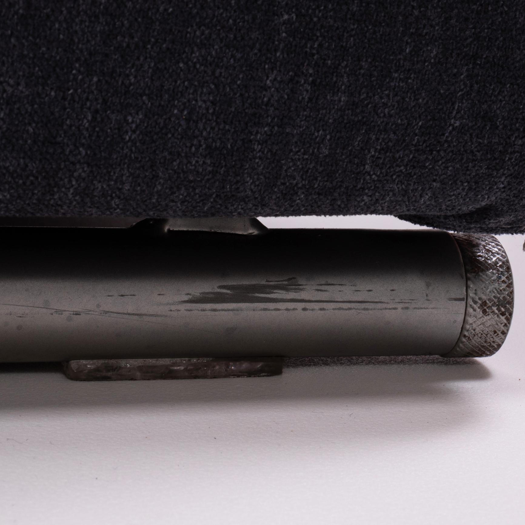 Flexform Vintage Slate Grey Fabric Sofa 1