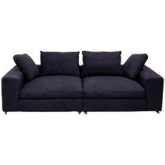 Flexform Vintage Slate Grey Fabric Sofa
