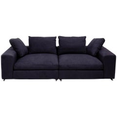 Flexform Used Slate Grey Fabric Sofa