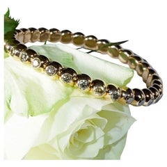 Flexi Brilliant Bracelet from Silhouette Jewelry Balloon 6.48 ct light Brown SI