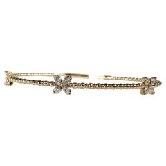 Flexible bangle bracelet diamond bracelet 