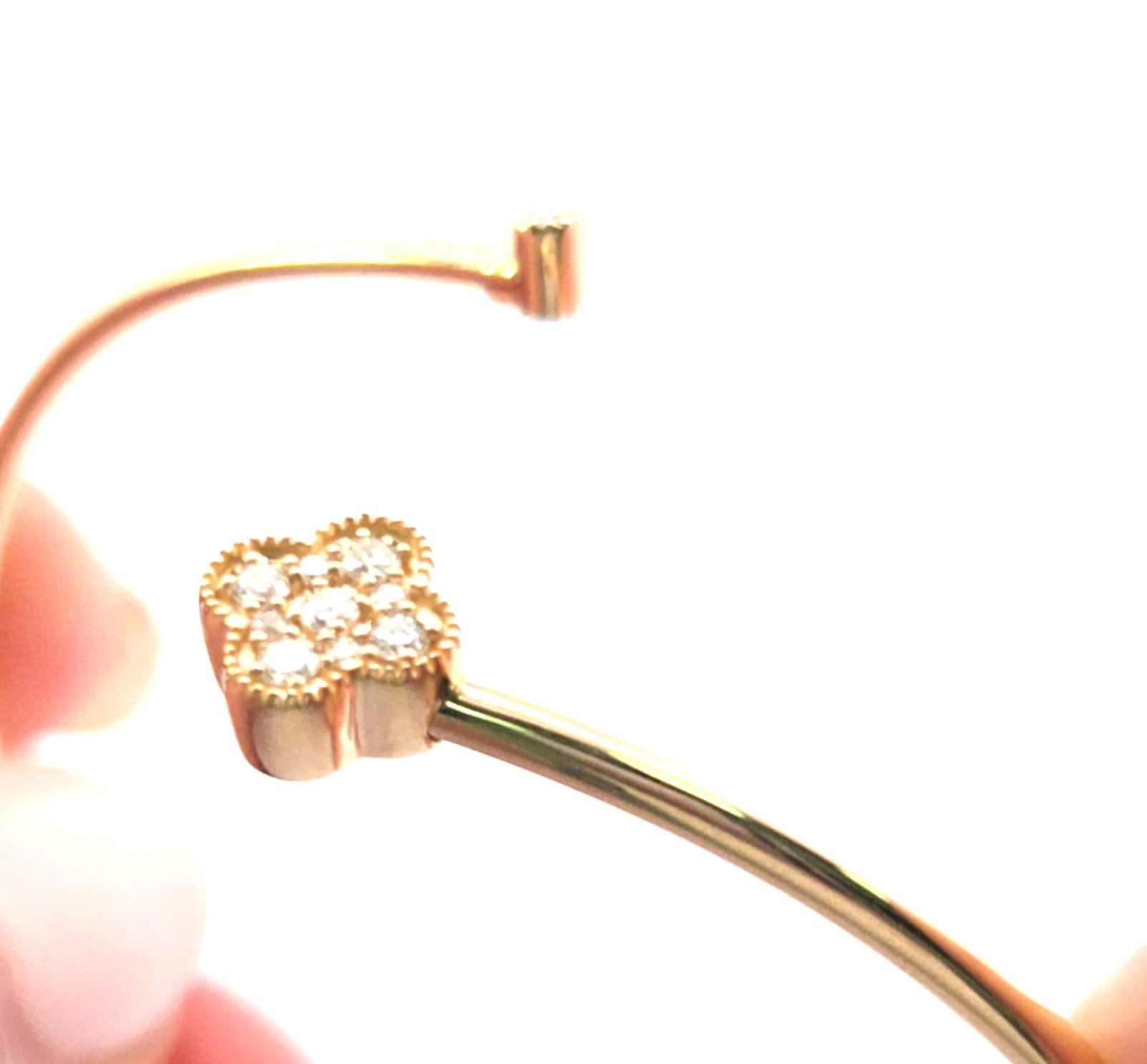 Flexibler Diamant Armreif .20ct 14kyg (Brillantschliff) im Angebot