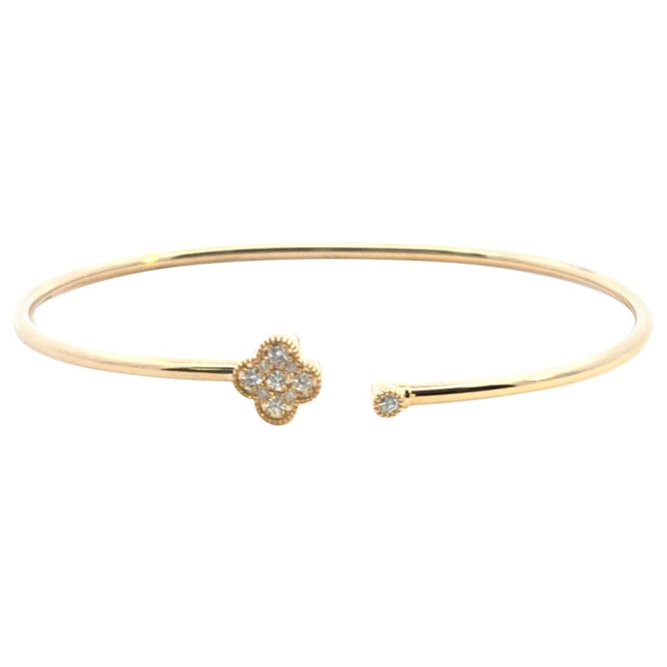 Flexibler Diamant Armreif .20ct 14kyg