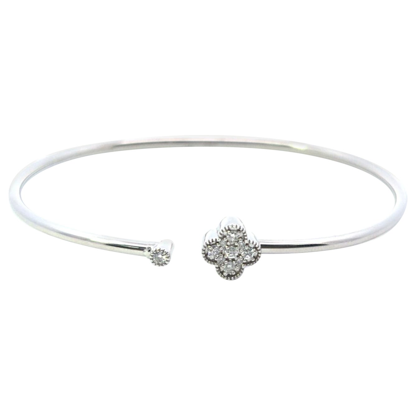 Flexibler Diamant-Armreif D.20ct 14kwg im Angebot