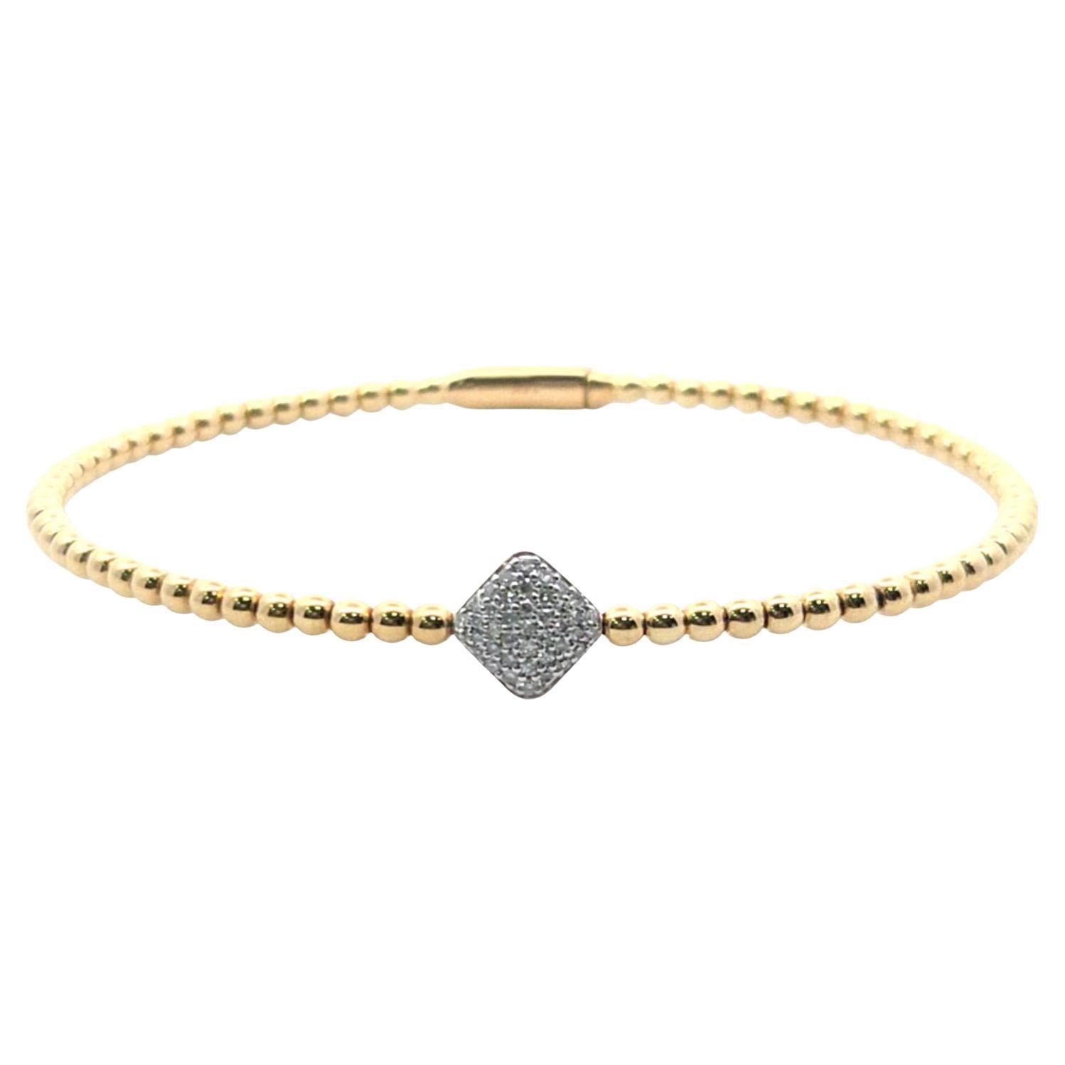 Flexibler Diamant-Armreif D.20ct 14kyg