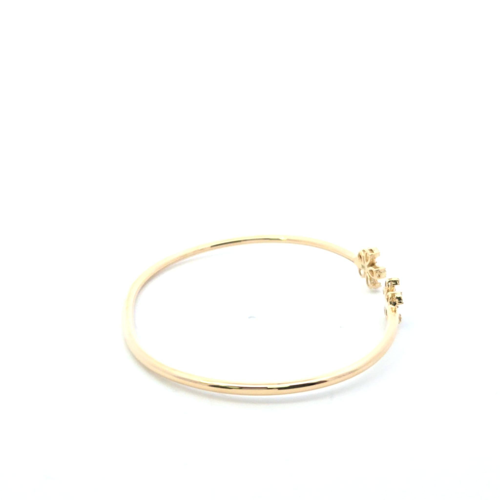 Flexibler Diamant-Armreif D.40ct 14kyg (Brillantschliff) im Angebot
