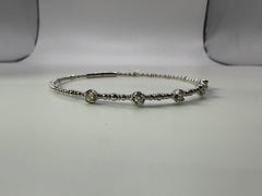 Flexible Diamond bracelet 14KT gold
