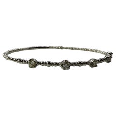 Flexible Diamond bracelet 14KT gold