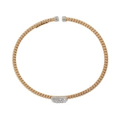 Flexible Diamond Cuff Bangle