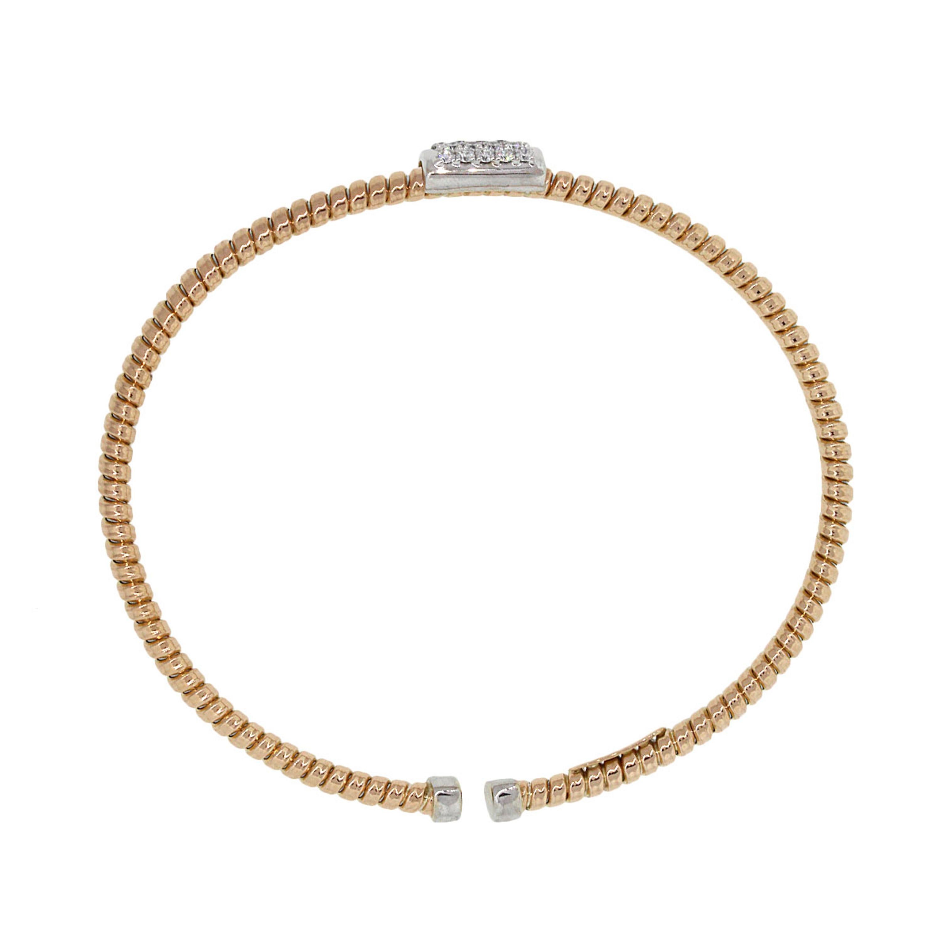 Brazalete flexible con diamantes en venta 3