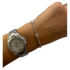 Flexible diamond marquise bracelet diamond bangle bracelet 0.35ct 14KT gold
