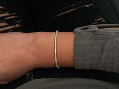 Flexible Diamond Tennis Bracelet in 14K Rose Gold