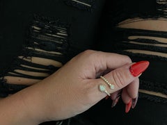 Flexible Diamond Wrap Ring in 14K Rose Gold