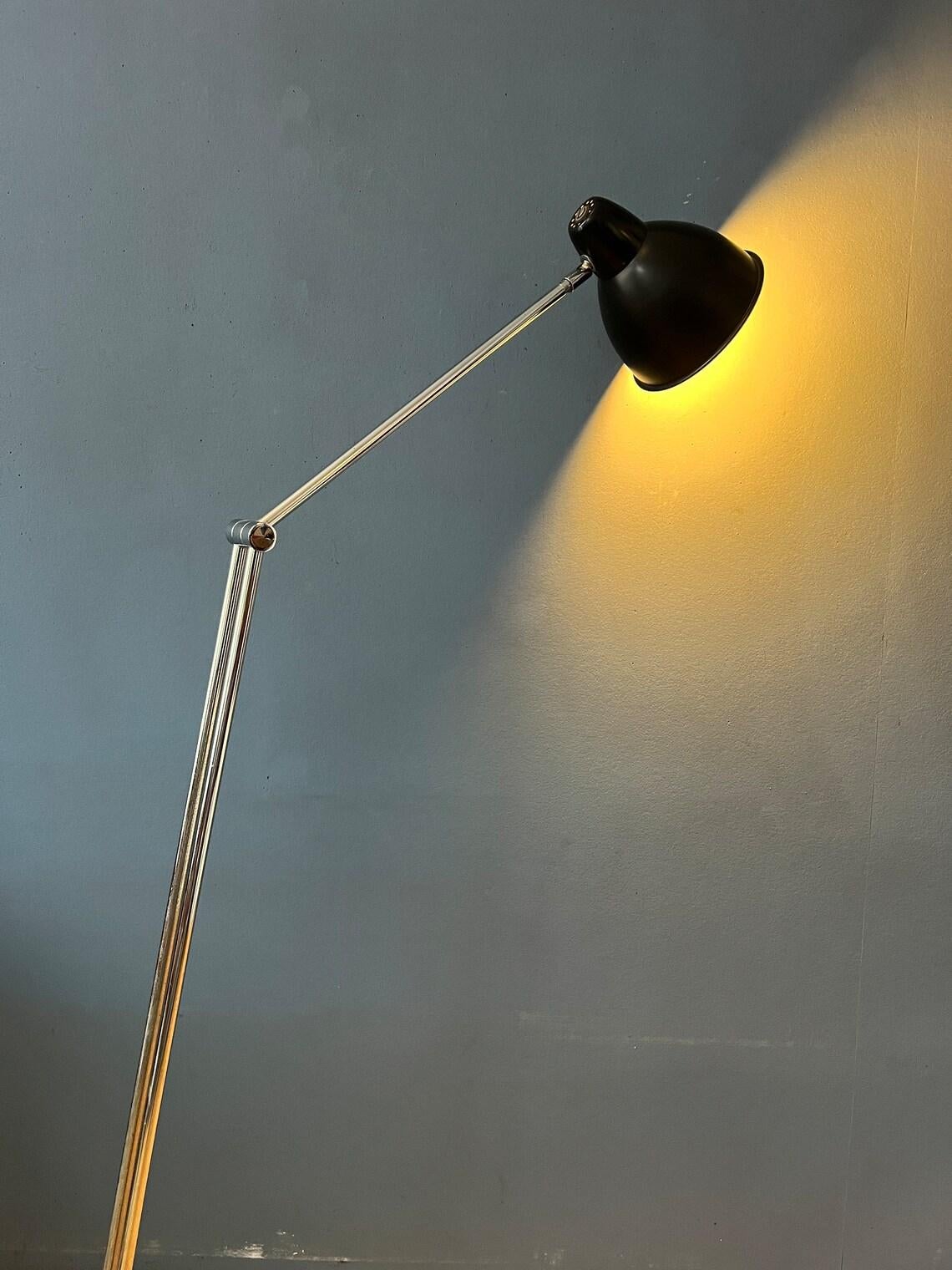 Metal Flexible Mid Century Hala Zeist Floor Lamp, 1970s For Sale