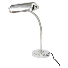 Flessibile nichelato  lampada da tavolo art deco degli anni '20