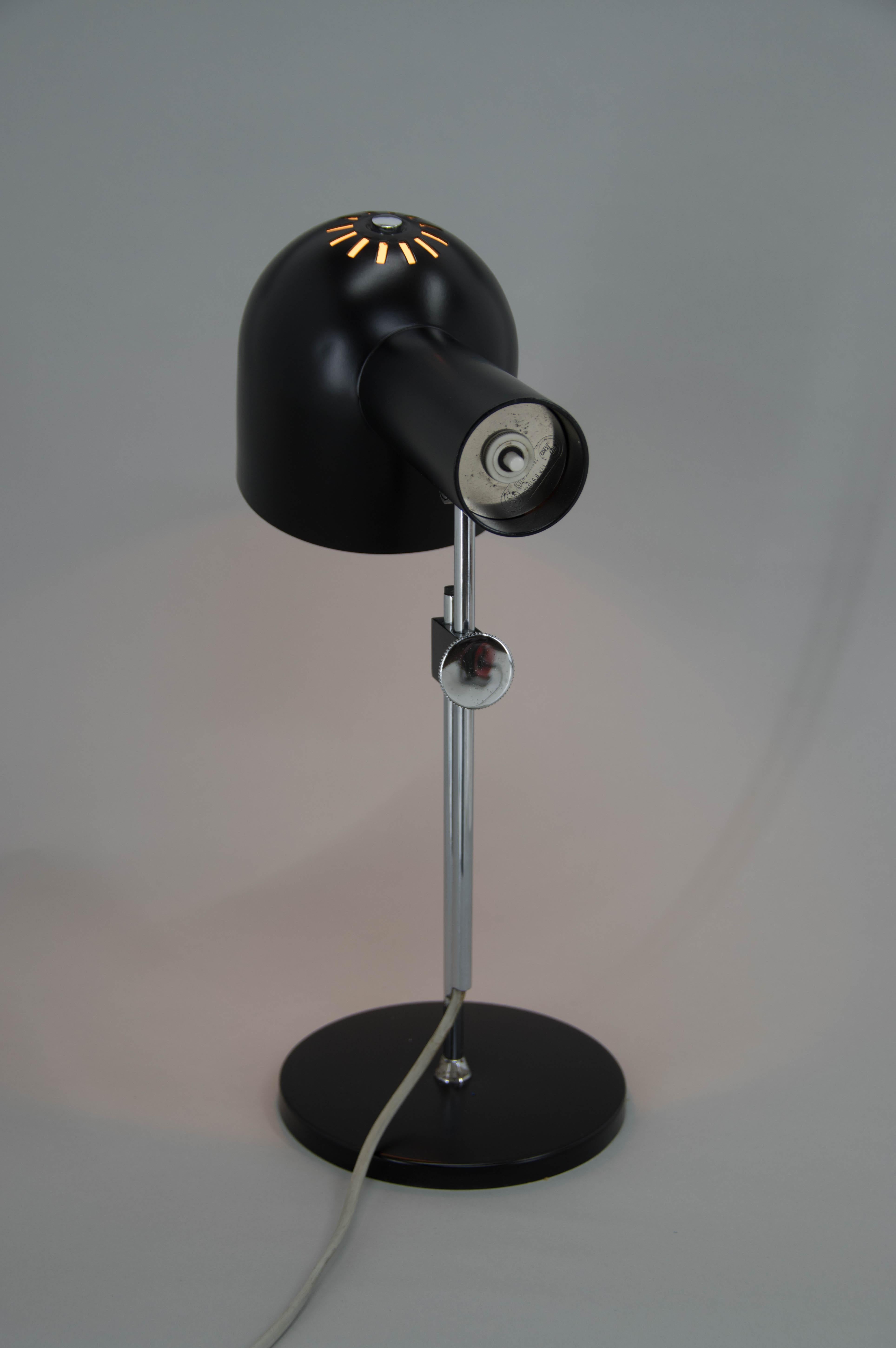 Mid-20th Century Flexible Table Lamp by Napako, 1960, Restored For Sale