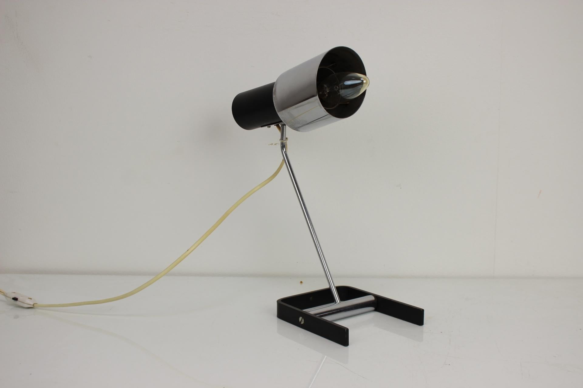 Mid-Century Modern Flexible Table Lamp by Napako, 1960's, Czechoslovakia For Sale