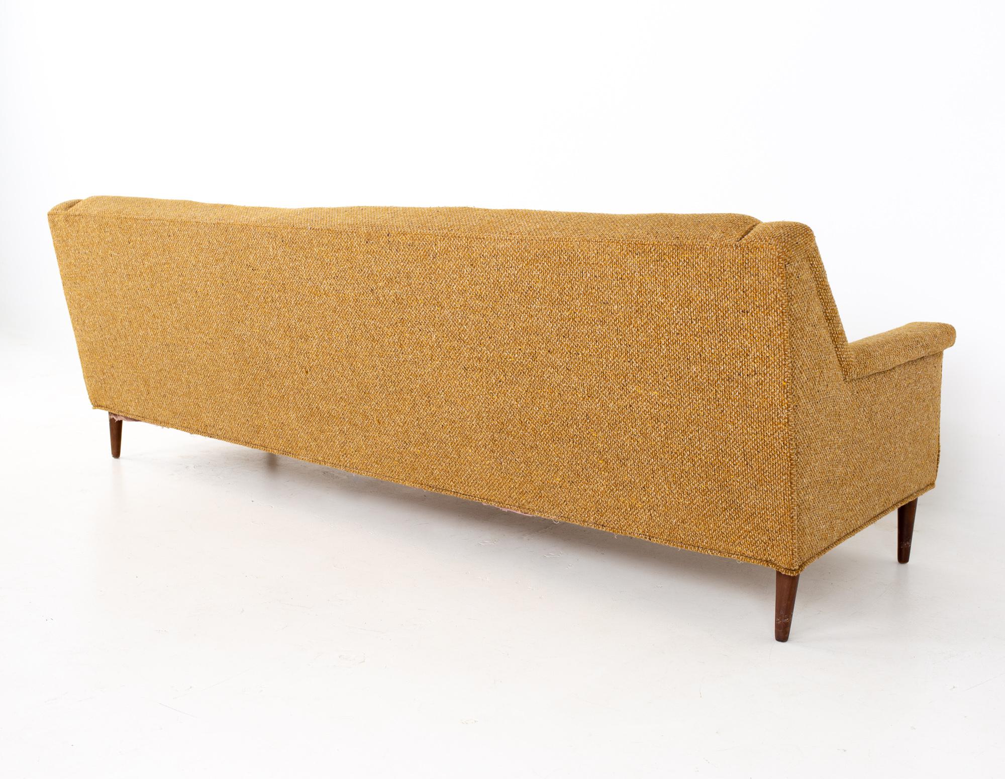 Upholstery Flexsteel Mid Century Sofa