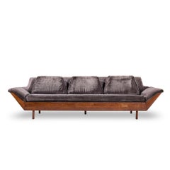 Flexsteel Mid Century Nussbaum Thunderbird Sofa