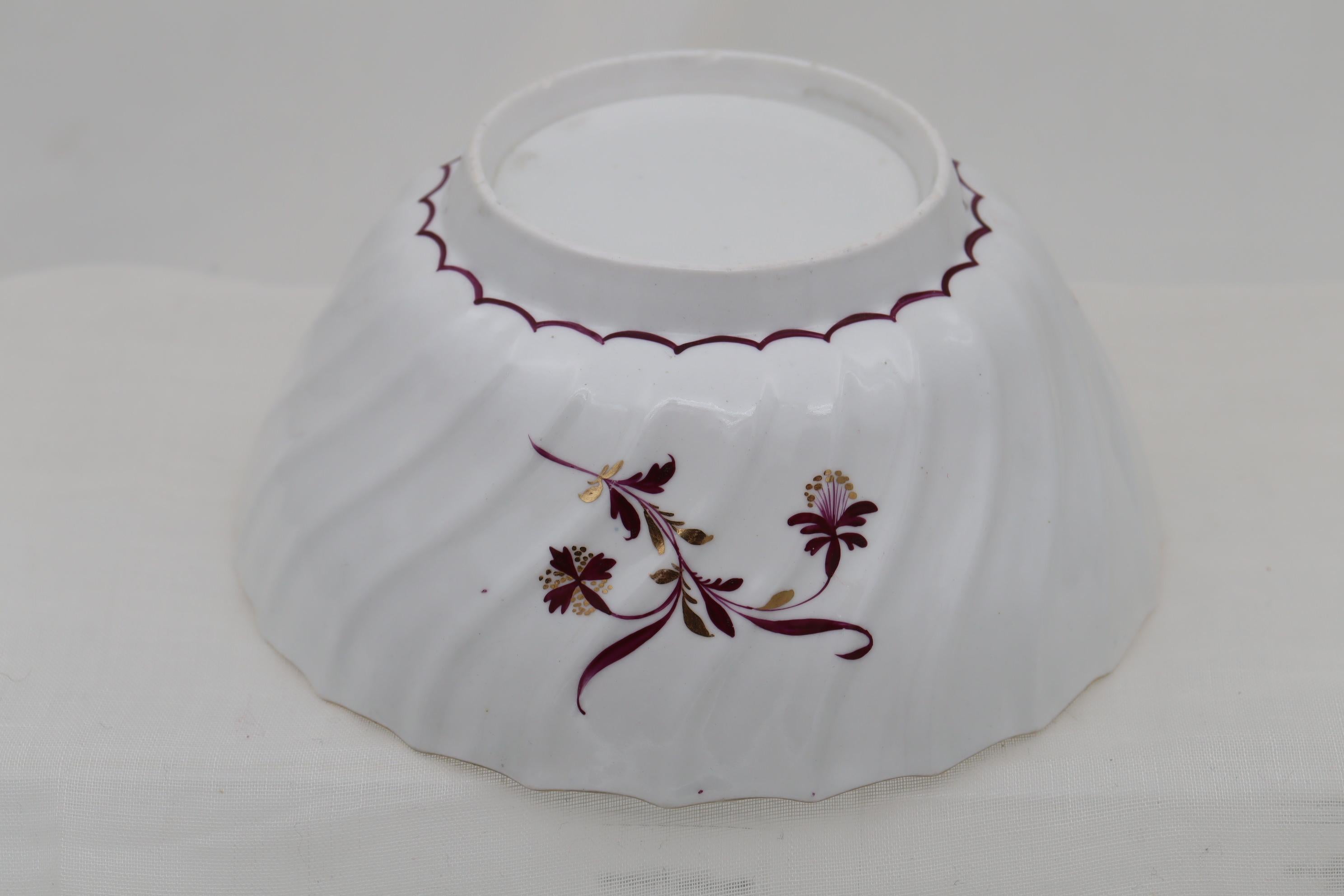 Flight and Barr Fluted Porcelain Slop or Waste Bowl In Good Condition In East Geelong, VIC