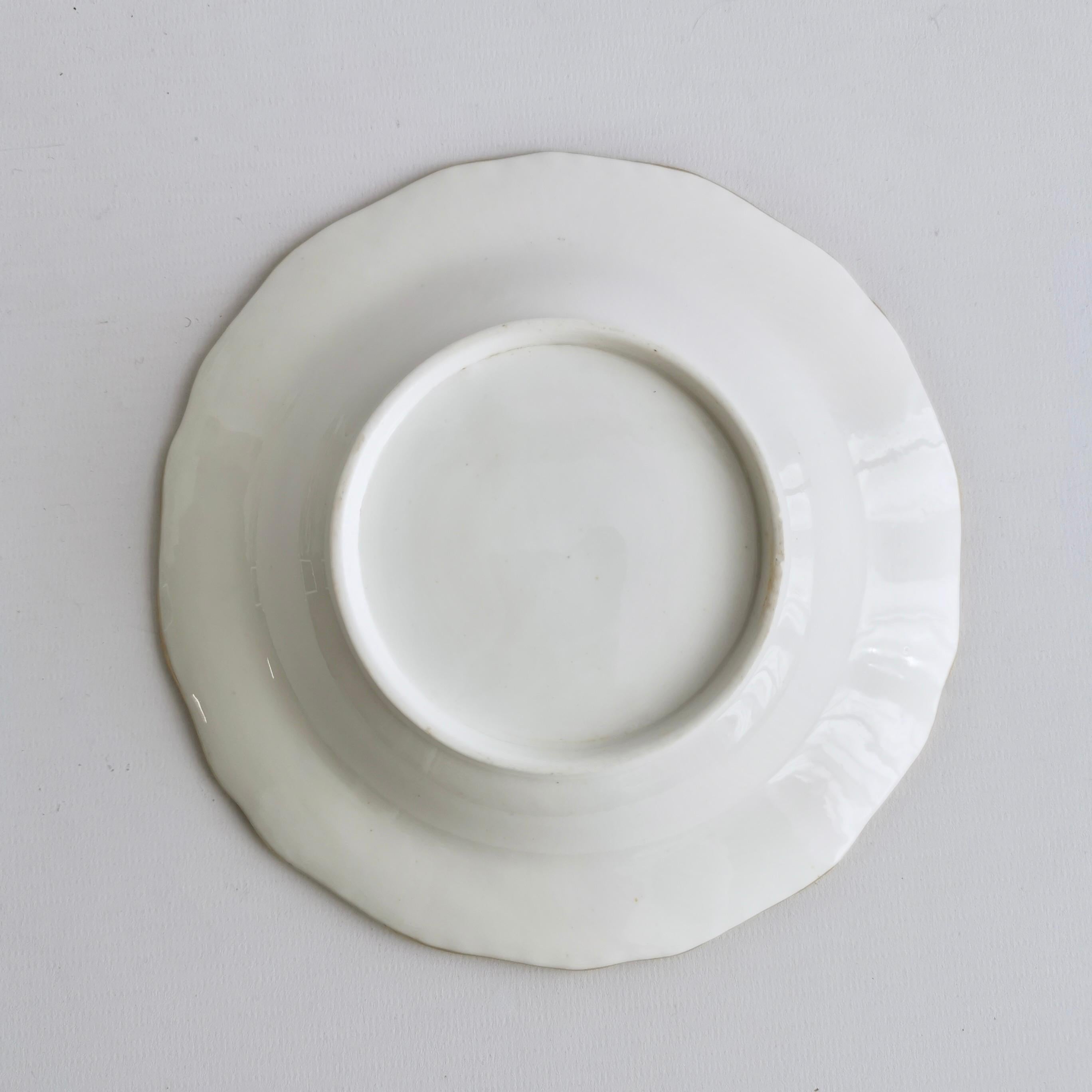 Flight Barr and Barr Small Porcelain Bowl, Gilt Seaweed, Regency 1816-1820 1