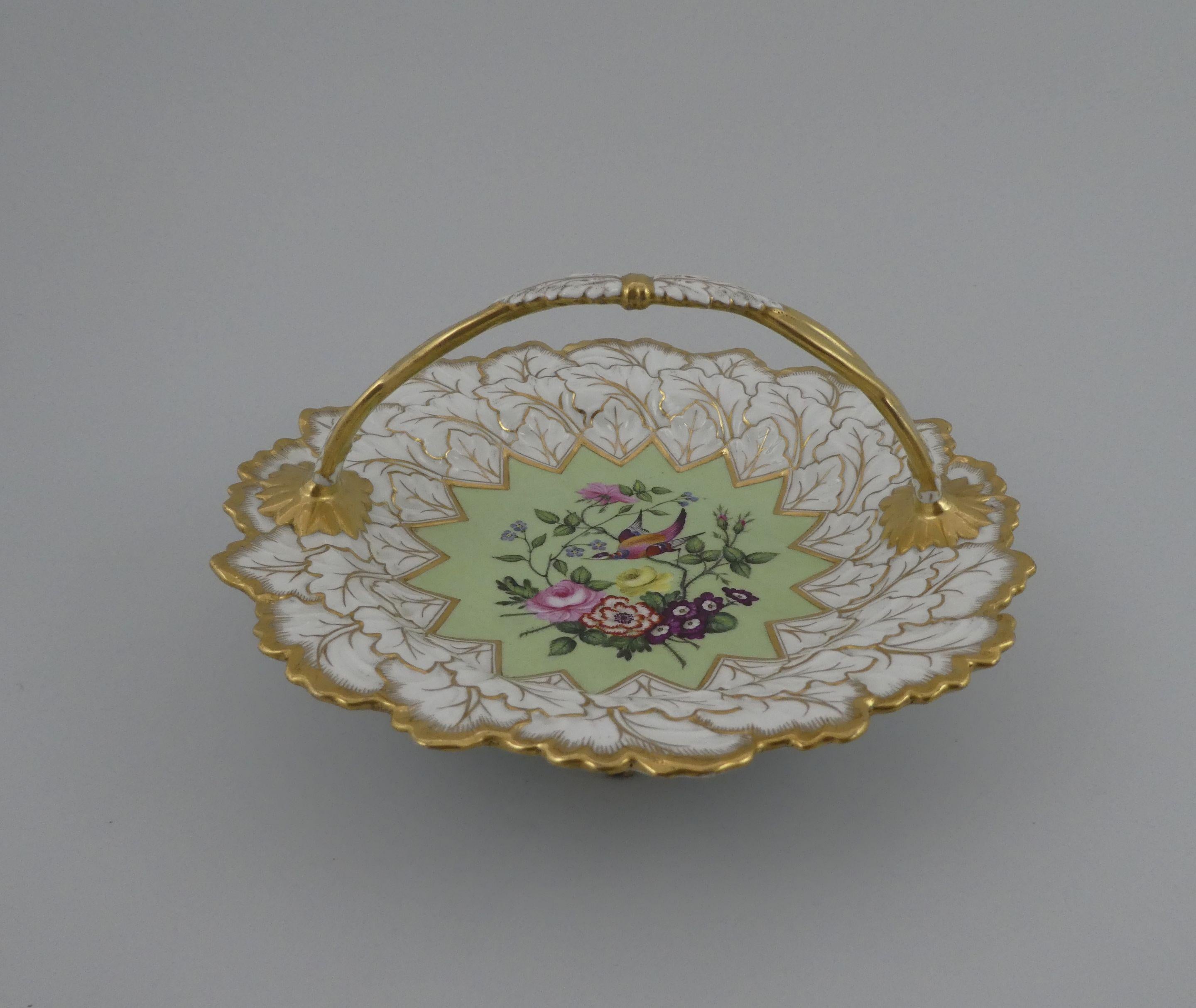 Flight Barr and Barr Worcester Porcelain Card Tray, circa 1815 2