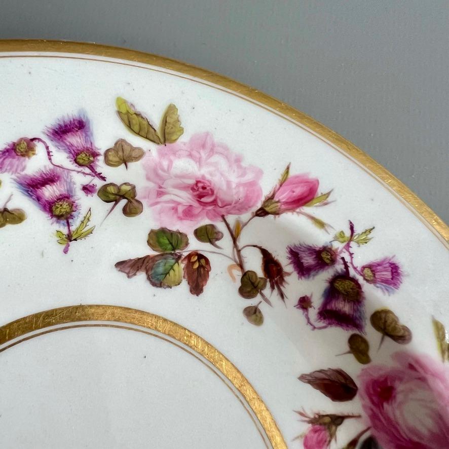 Vuelo Barr & Barr Tazón de bayas, rosas y cardos de W. Billingsley, 1813 en Bueno estado para la venta en London, GB