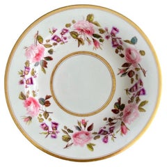 Vuelo Barr & Barr Tazón de bayas, rosas y cardos de W. Billingsley, 1813