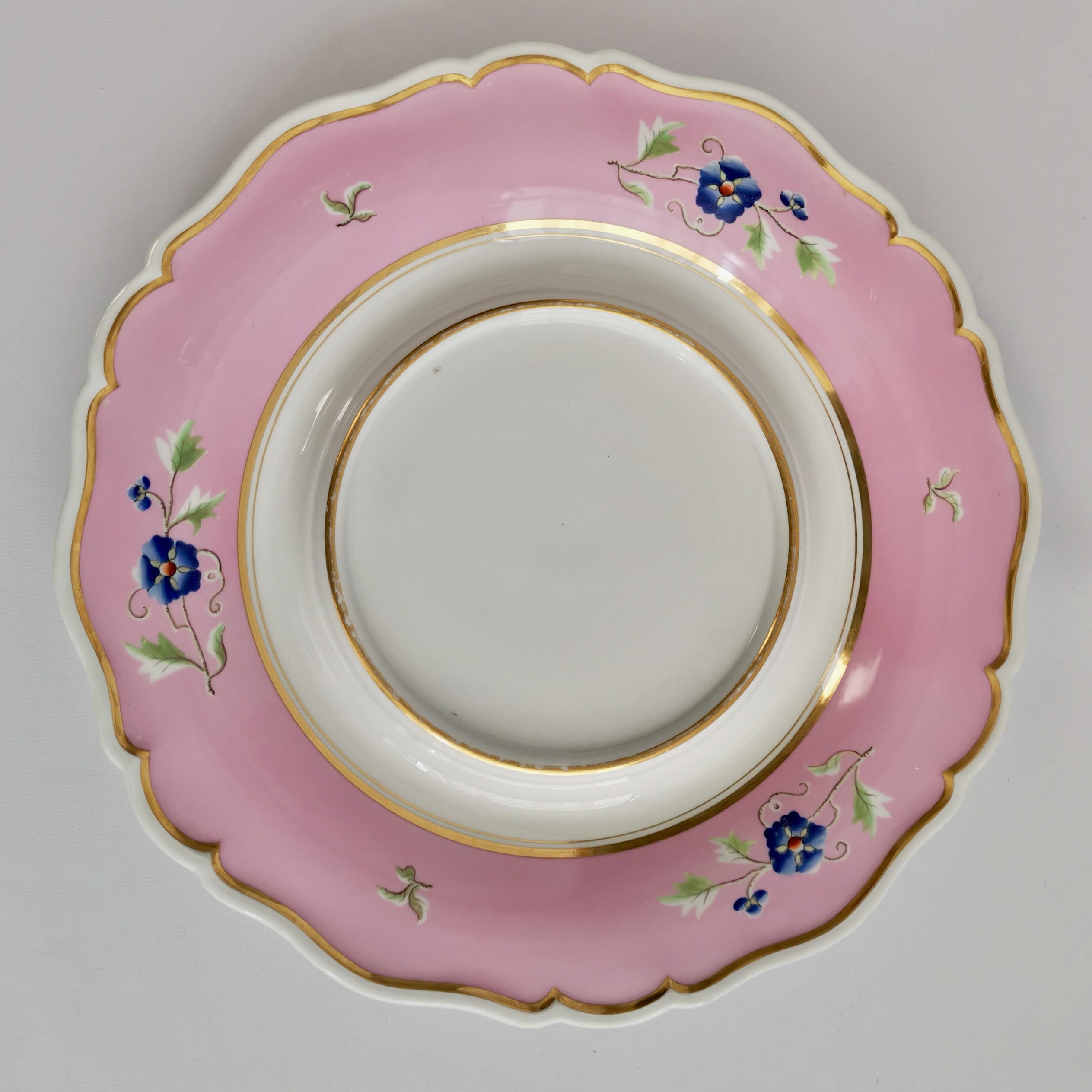 Flight Barr & Barr Large Porcelain Soup Tureen, Pink, Regency ca 1820 2