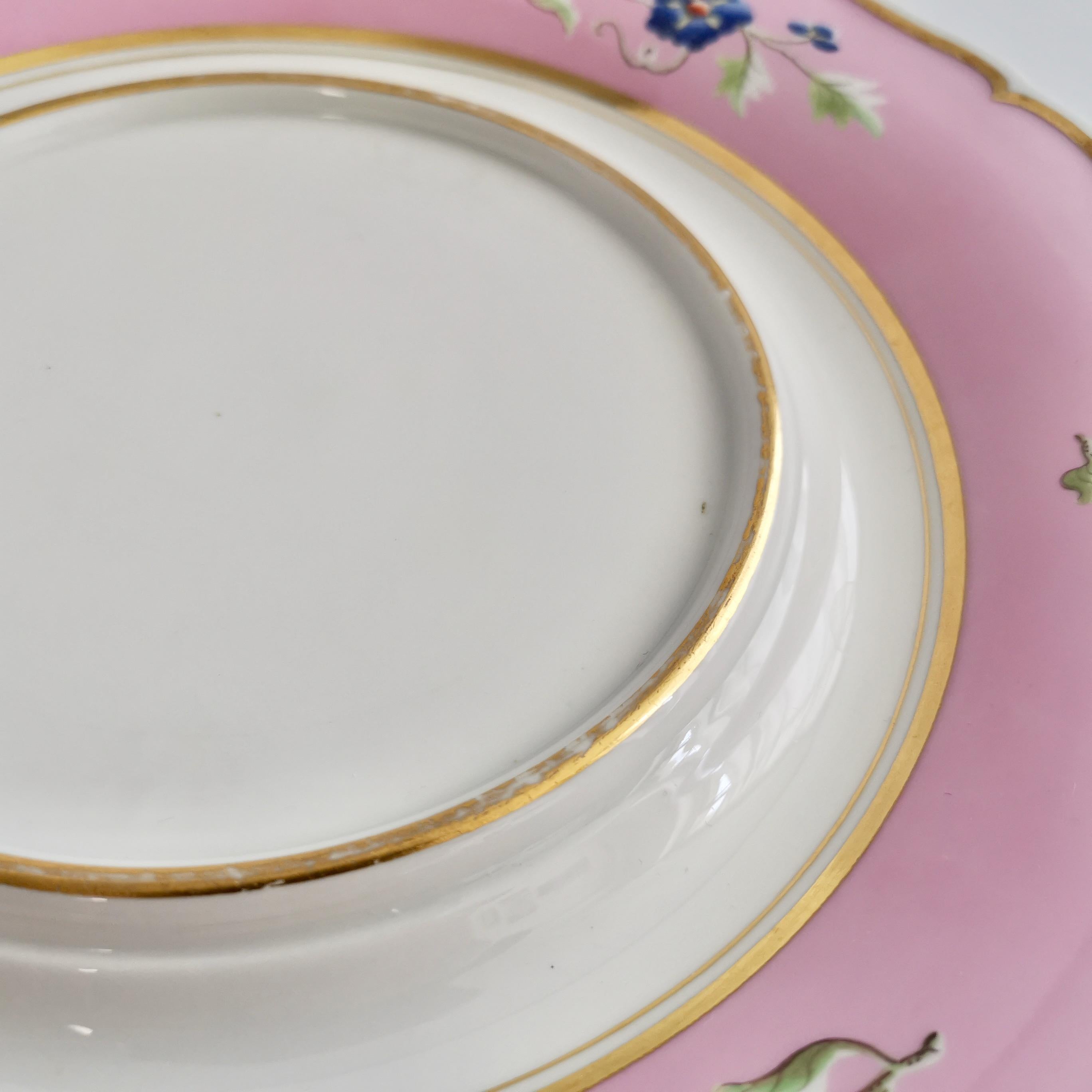 Flight Barr & Barr Large Porcelain Soup Tureen, Pink, Regency ca 1820 3