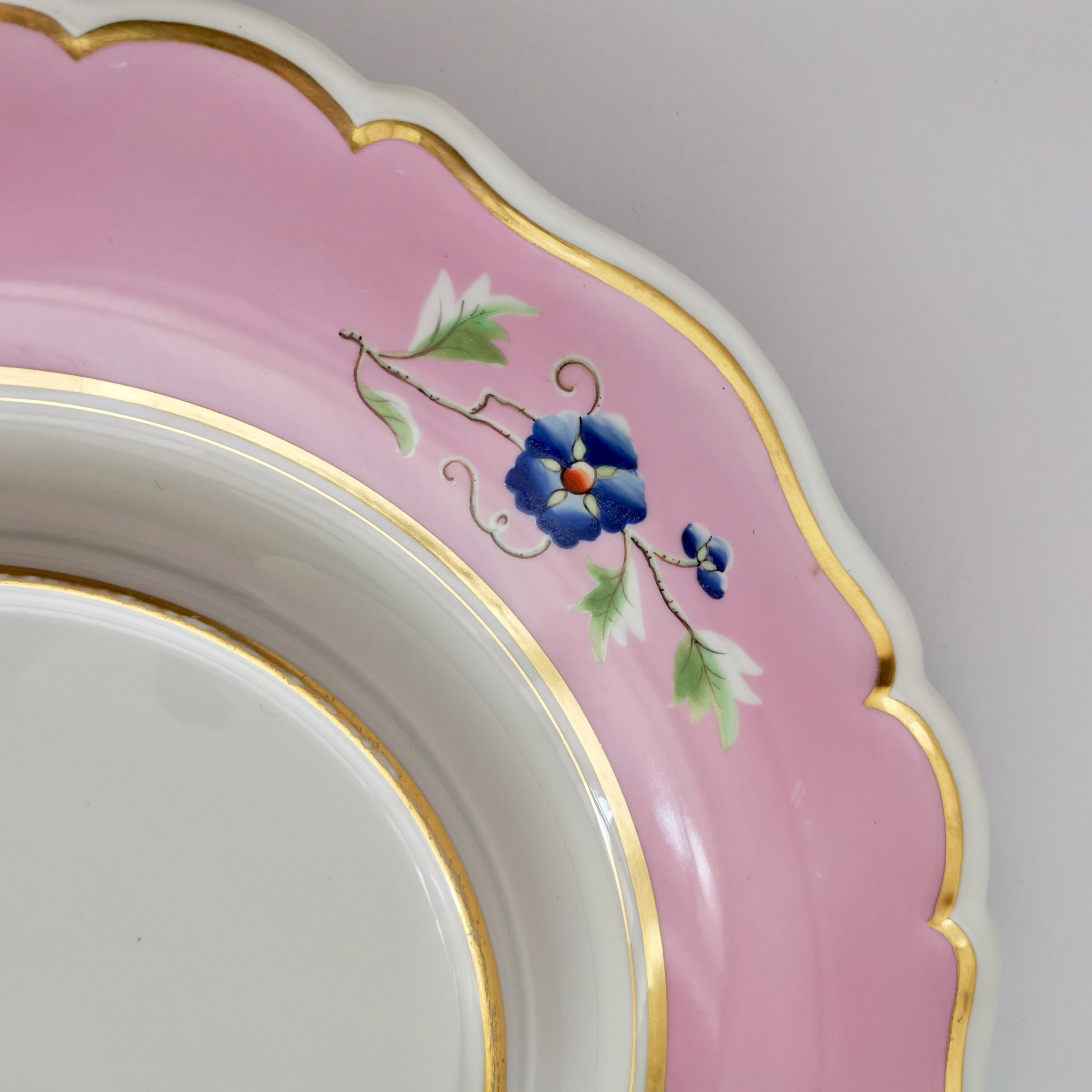 Flight Barr & Barr Large Porcelain Soup Tureen, Pink, Regency ca 1820 4
