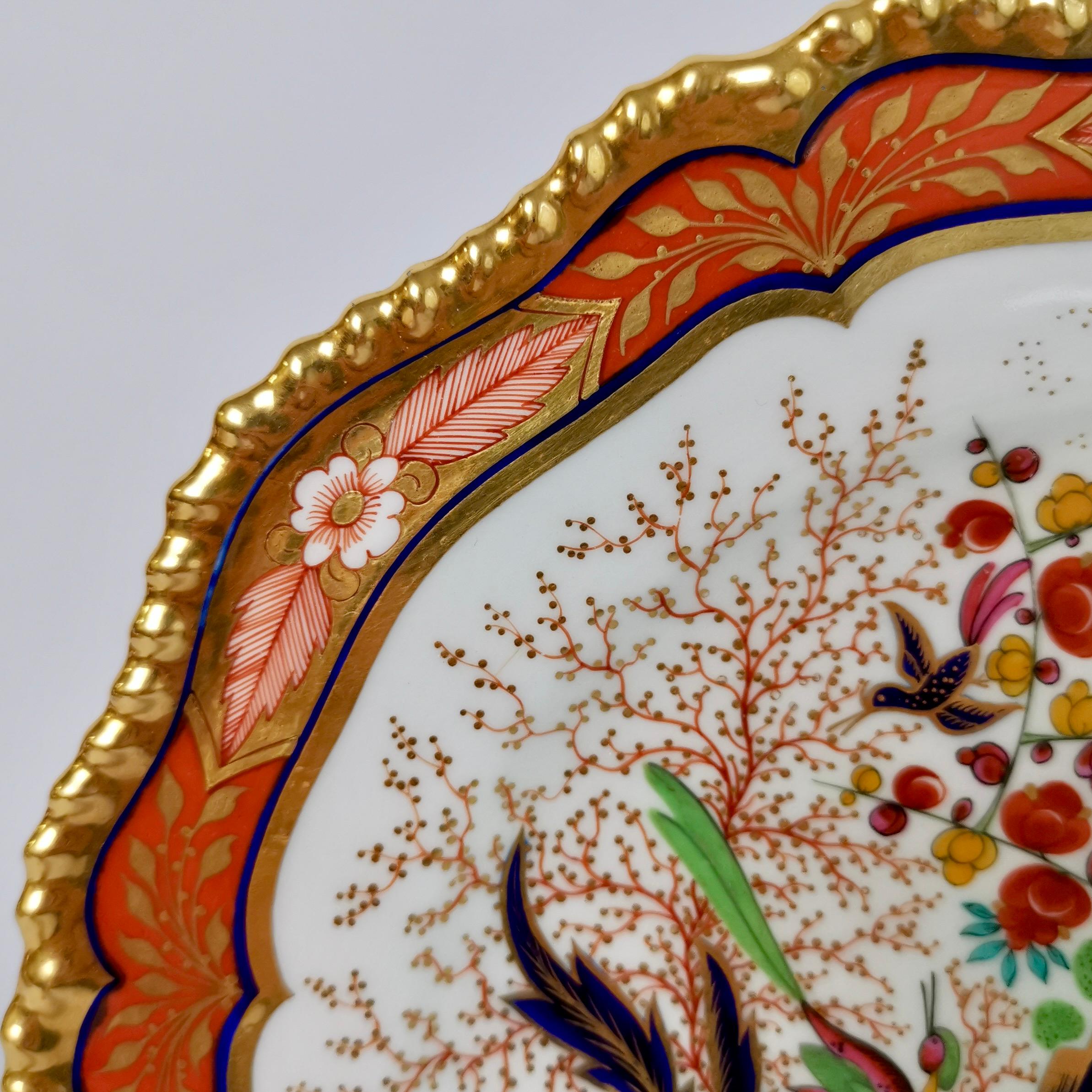 Flight Barr & Barr Porcelain Plate, Rich Imari Pattern, Regency ca 1825 In Good Condition In London, GB