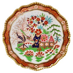 Flight Barr & Barr Porcelain Plate, Rich Imari Pattern, Regency ca 1825