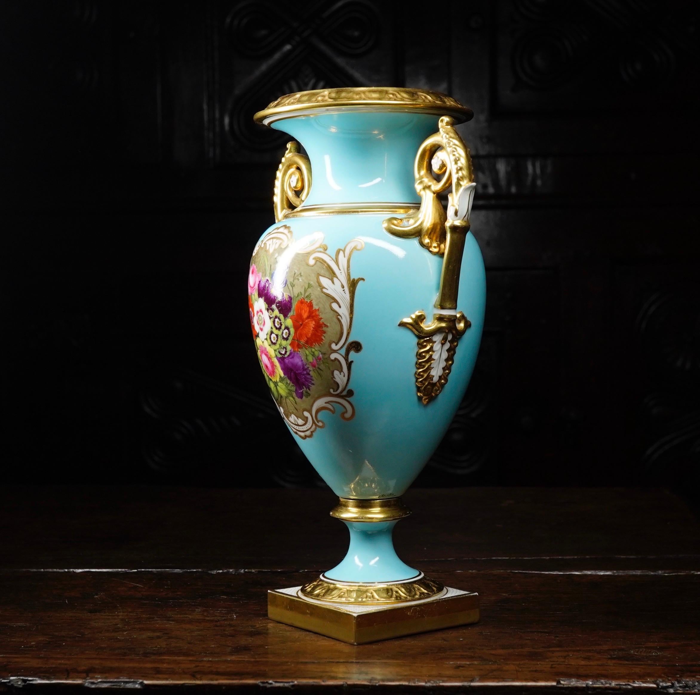 duck egg blue vases