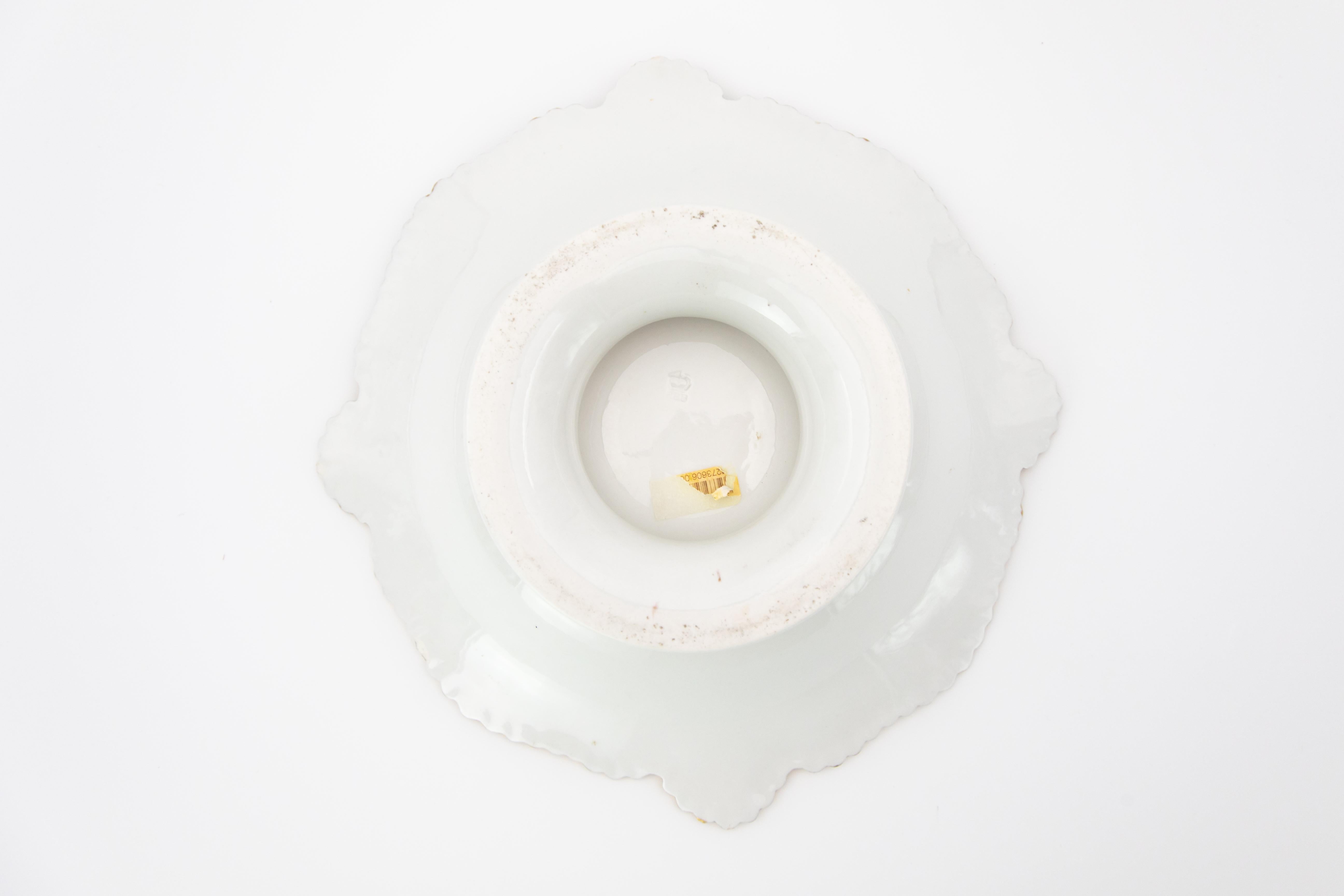 Hand-Painted Flight Barr Barr Worcester Porcelain Dessert Compote