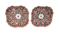 Flight, Barr & Barr Worcester Porcelain Queen Charlotte Pattern Pair of Dishes (Coppia di piatti)