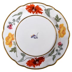 Flight & Barr Worcester Botanical Porcelain Plate
