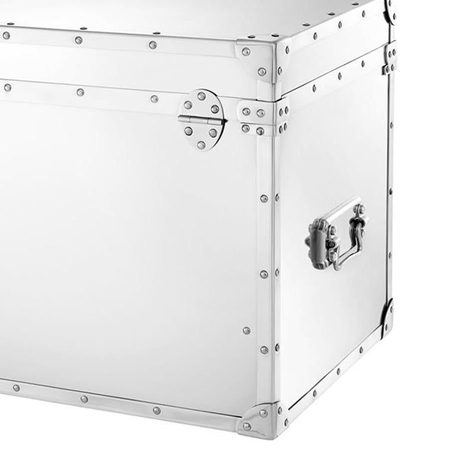 Contemporary Flight Case Polished Trunk