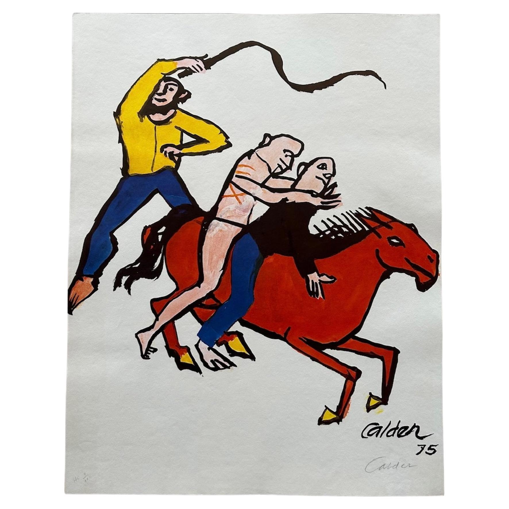 Flight from Tyranny: for Amnesty International, 1975 Alexander Calder For Sale